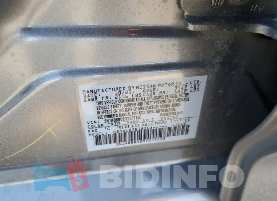 3N1AB8BV2RY237150 Photo# 12