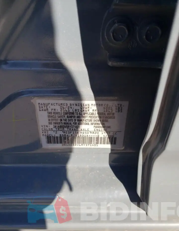 3N1AB8DV6RY371401 Photo# 12