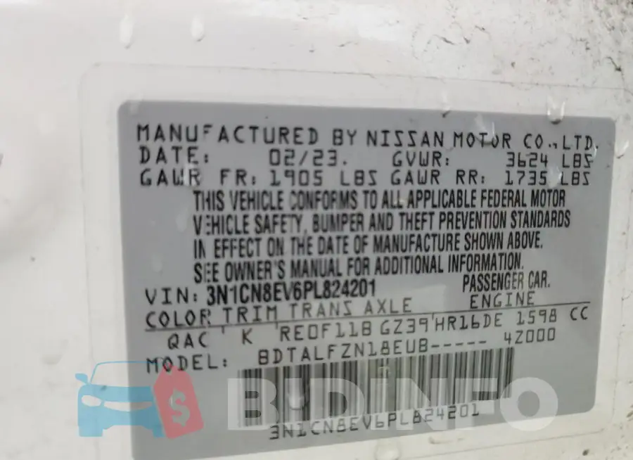 3N1CN8EV6PL824201 Photo# 12