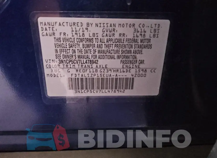3N1CP5CV7LL478942 Photo# 13