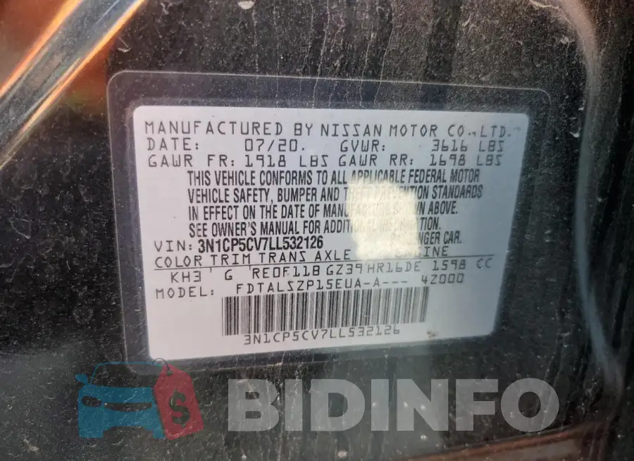 3N1CP5CV7LL532126 Photo# 12