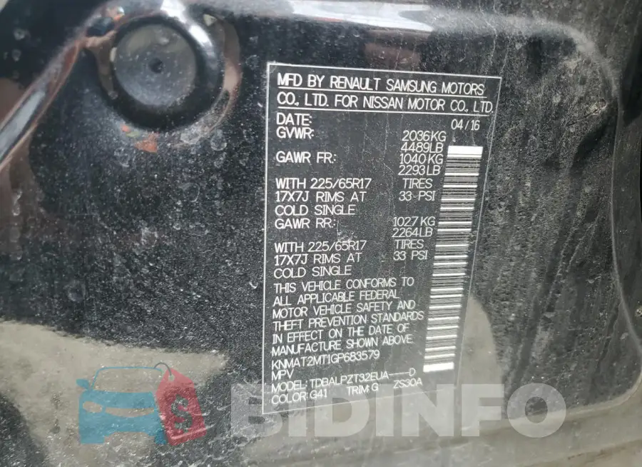 KNMAT2MT1GP683579 Photo# 14