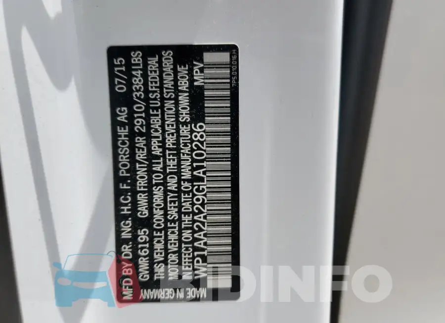WP1AA2A29GLA10286 Photo# 14
