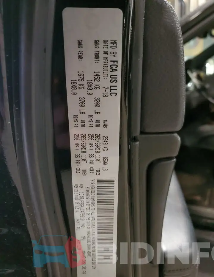 1C4RJFBG4JC479010 Photo# 13