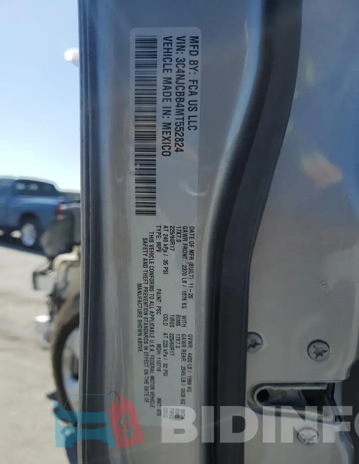 3C4NJCBB4MT552824 Photo# 14