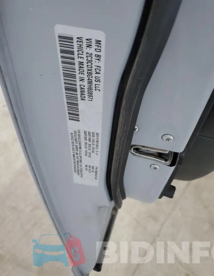 2C3CDXBG4MH608971 Photo# 12