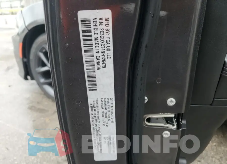 2C3CDXCT4NH126479 Photo# 12