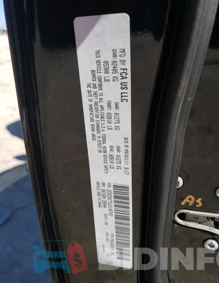 2C3CDXCTXJH145743 Photo# 12