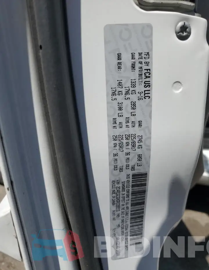 2C4RDGCGXGR339913 Photo# 13
