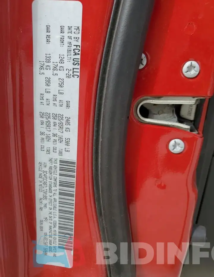 3C4PDCAB7LT201891 Photo# 14