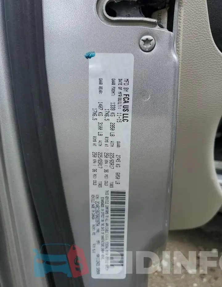 2C4RC1BG7GR239754 Photo# 13