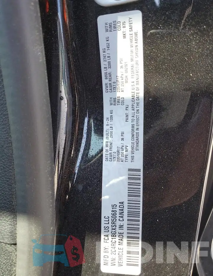2C4RC1BGXSR506815 Photo# 13
