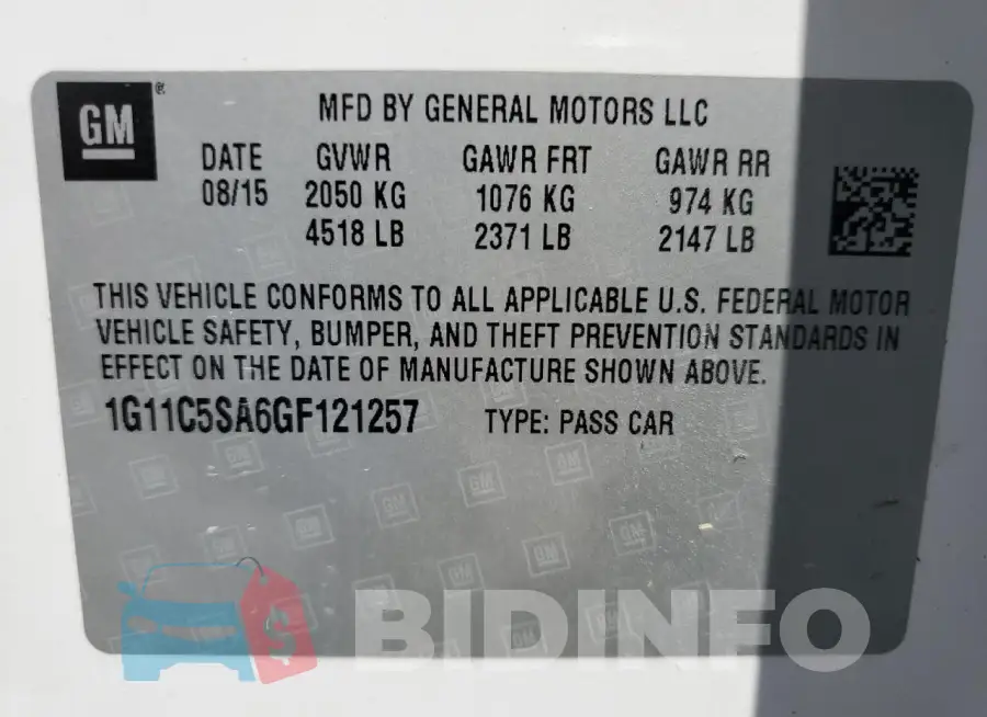 1G11C5SA6GF121257 Photo# 13