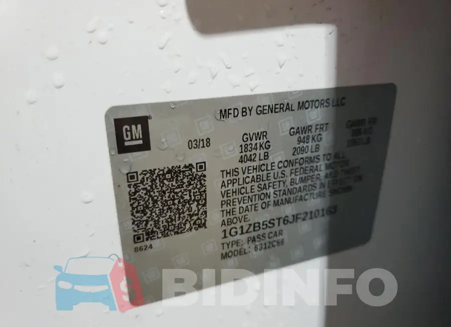 1G1ZB5ST6JF210163 Photo# 12