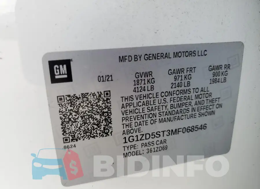 1G1ZD5ST3MF068546 Photo# 12