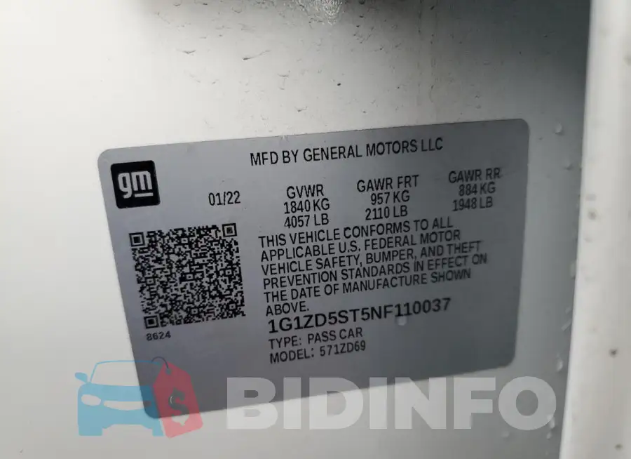 1G1ZD5ST5NF110037 Photo# 12