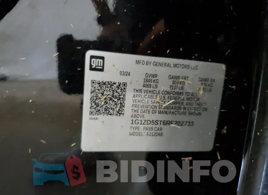 1G1ZD5ST6RF202733 Photo# 12