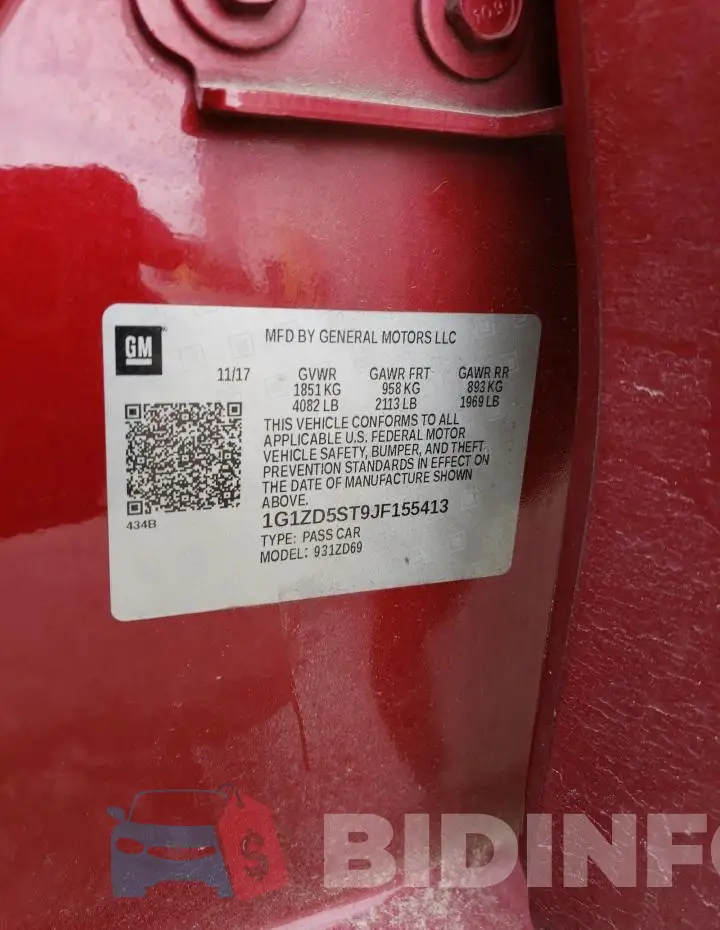 1G1ZD5ST9JF155413 Photo# 13