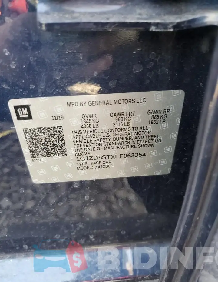 1G1ZD5STXLF062354 Photo# 13