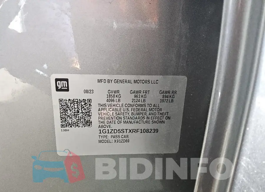 1G1ZD5STXRF108239 Photo# 13