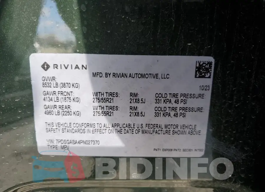7PDSGABA4PN027370 Photo# 14