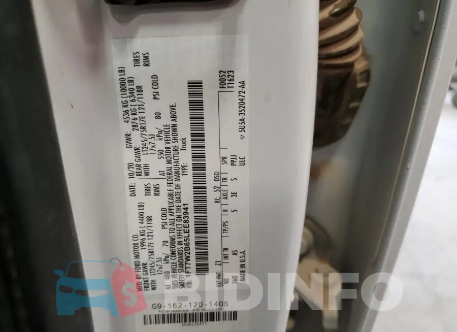 1FT7W2B65LEE83941 Photo# 12