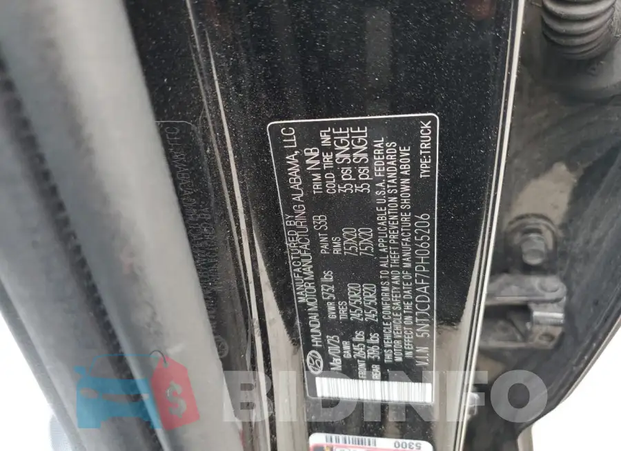 5NTJCDAF7PH065206 Photo# 12