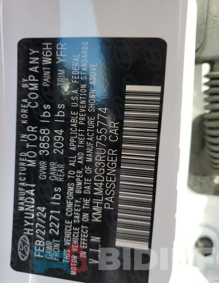 KMHLM4DG3RU755774 Photo# 13