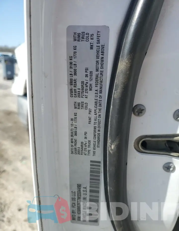 1C6RR7FT7MS504490 Photo# 12