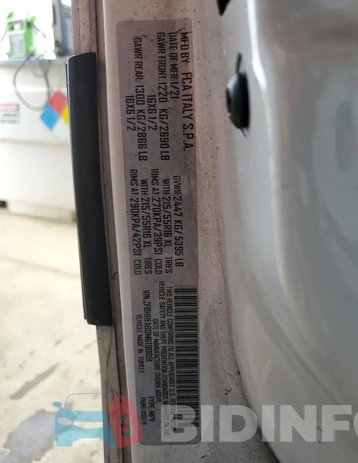 ZFBHRFAB0M6T90051 Photo# 13