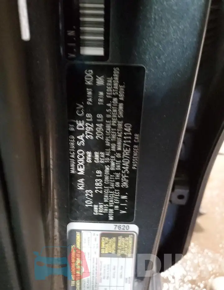 3KPF54AD7RE711140 Photo# 13