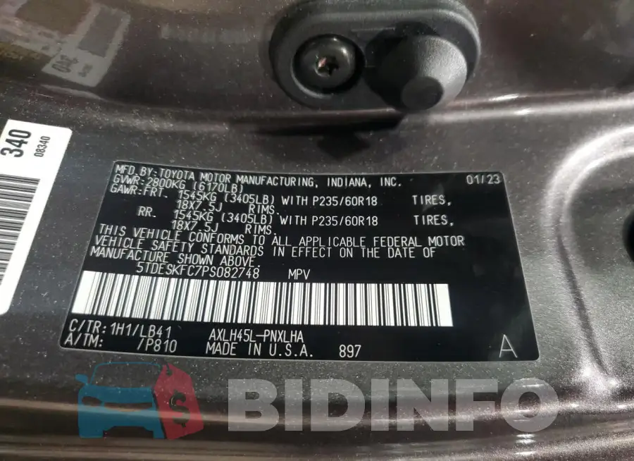 5TDESKFC7PS082748 Photo# 13