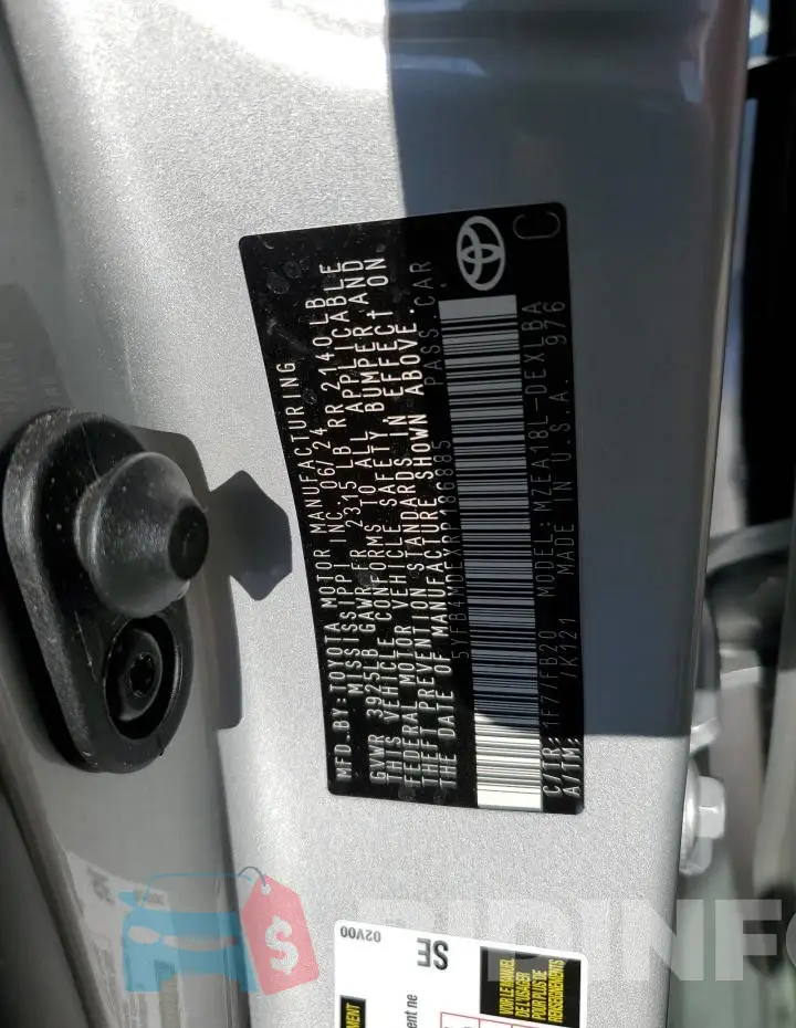 5YFB4MDEXRP186885 Photo# 12