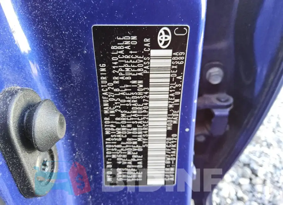 5YFS4RCE2LP047243 Photo# 13