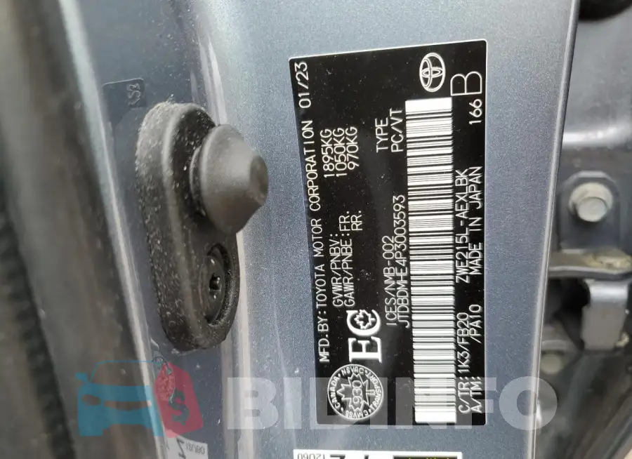 JTDBDMHE4P3003593 Photo# 12