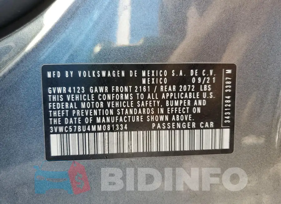 3VWC57BU4MM081334 Photo# 13