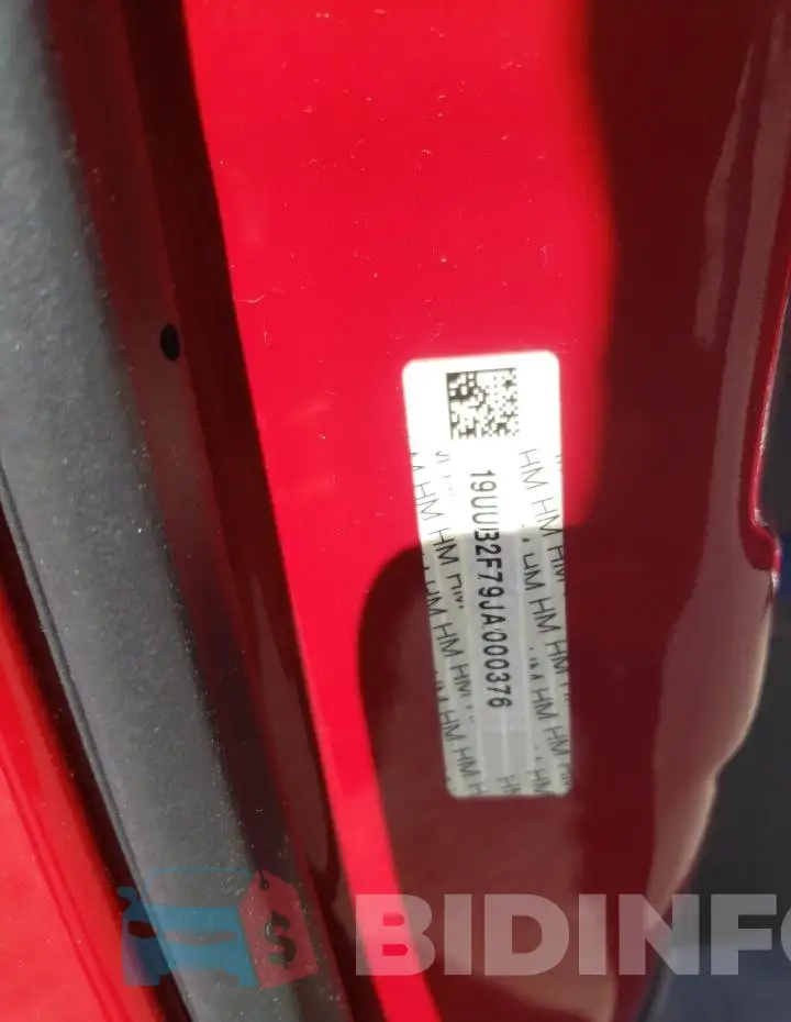 19UUB2F79JA000376 Photo# 12