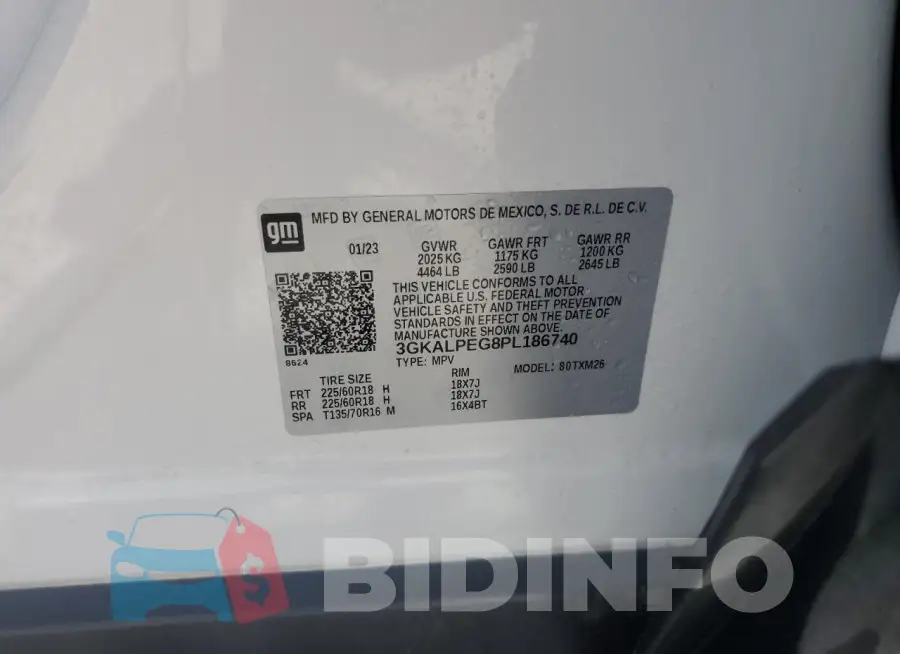 3GKALPEG8PL186740 Photo# 14