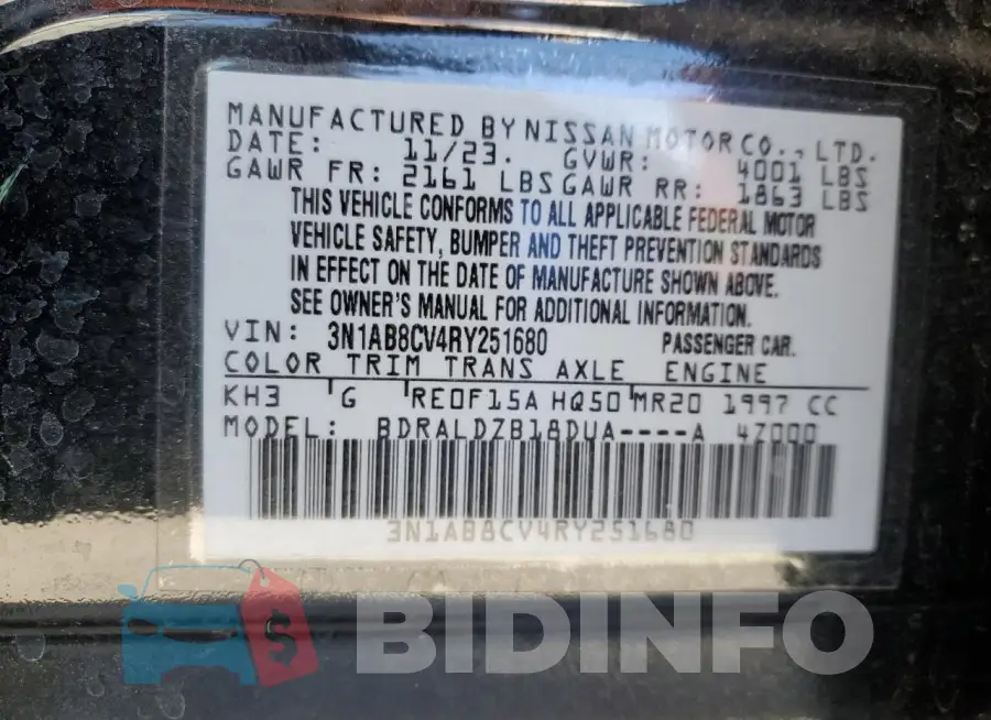 3N1AB8CV4RY251680 Photo# 12