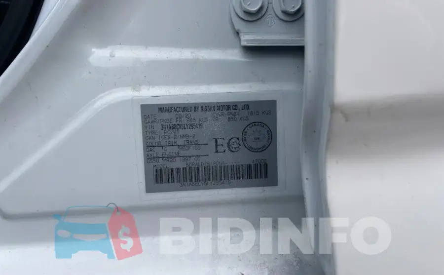3N1AB8CV5LY295419 Photo# 10