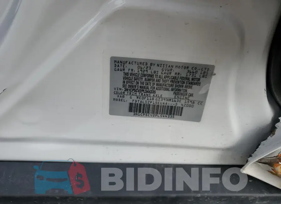 3N1CP5CV2PL544335 Photo# 13