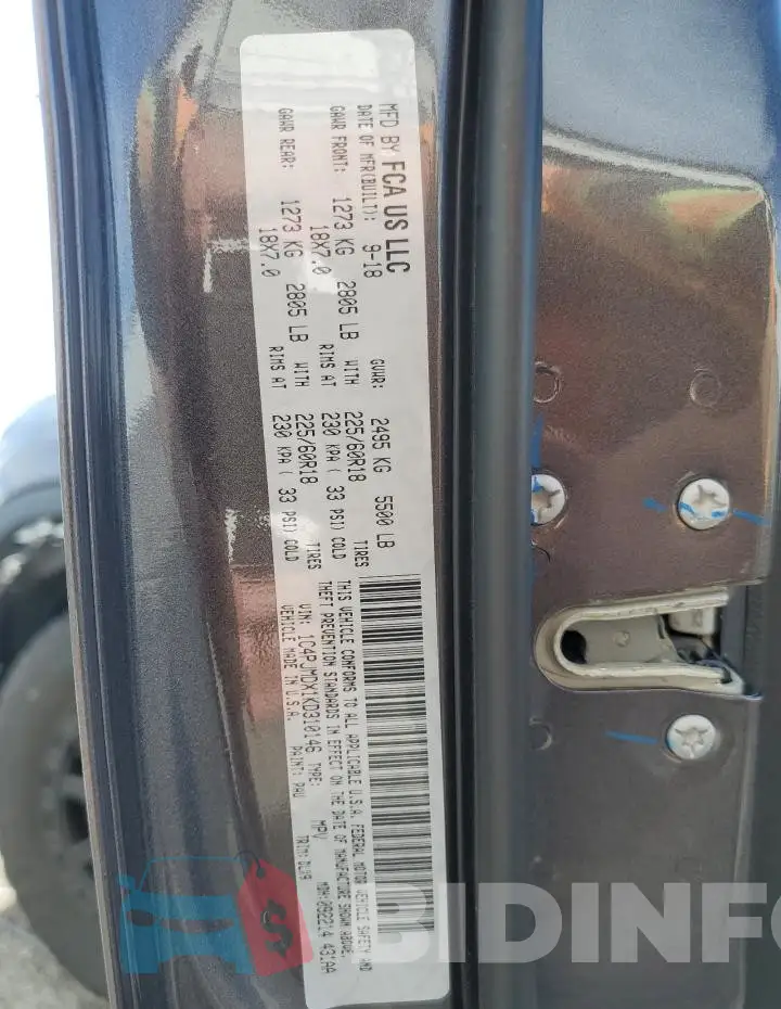 1C4PJMDX1KD310146 Photo# 13