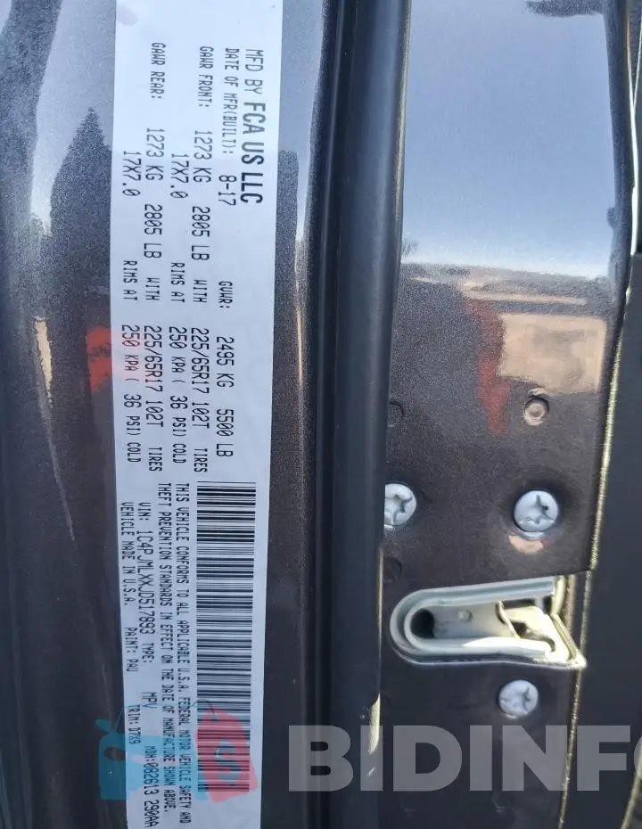 1C4PJMLXXJD517893 Photo# 12