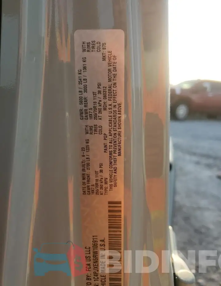 1C4PJXEN6RW106911 Photo# 14