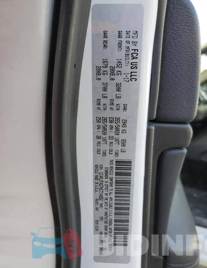 1C4RJFAG7HC714852 Photo# 13