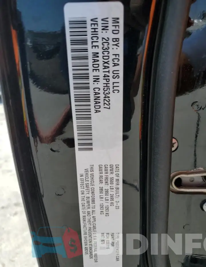2C3CDXAT4PH534227 Photo# 12