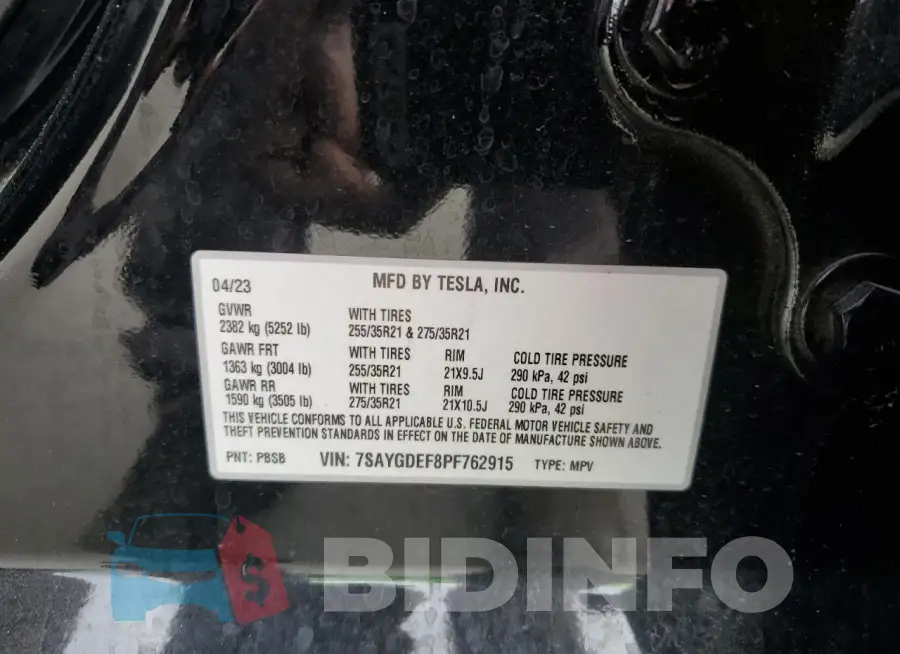 7SAYGDEF8PF762915 Photo# 13