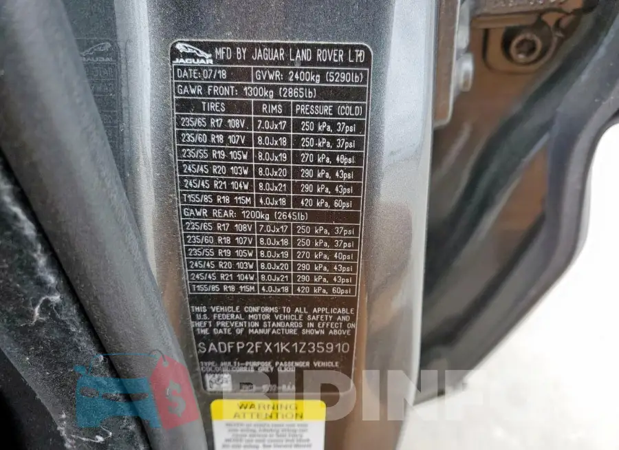 SADFP2FX1K1Z35910 Photo# 13