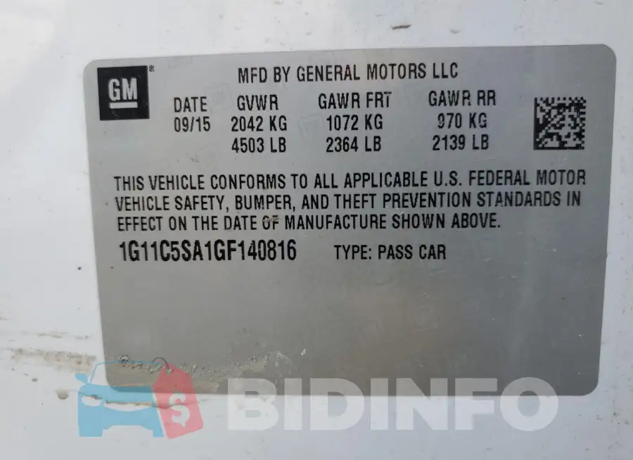 1G11C5SA1GF140816 Photo# 12