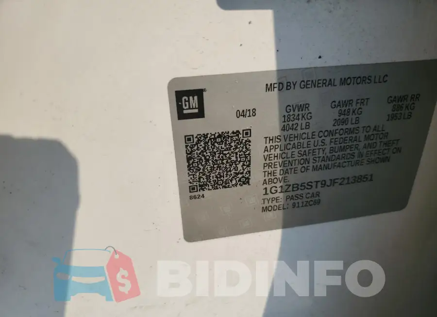 1G1ZB5ST9JF213851 Photo# 12